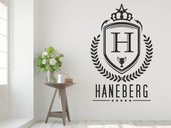 Wandtattoo Haneberg Wappen