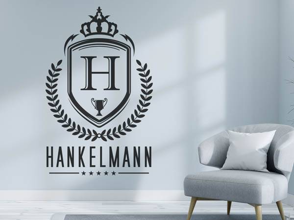 Wandtattoo Hankelmann Wappen