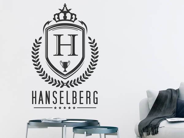 Wandtattoo Hanselberg Wappen