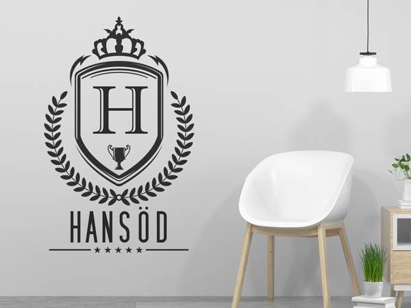 Wandtattoo Hansöd Wappen