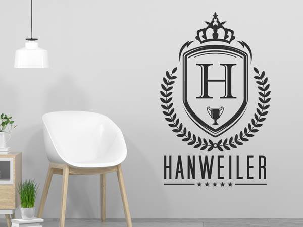 Wandtattoo Hanweiler Wappen