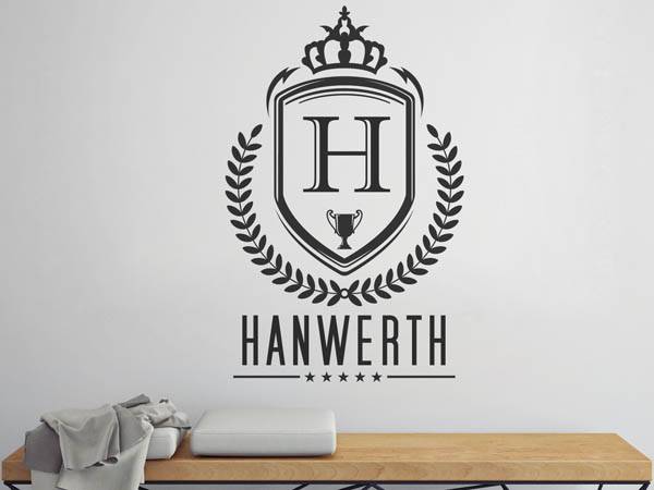 Wandtattoo Hanwerth Wappen
