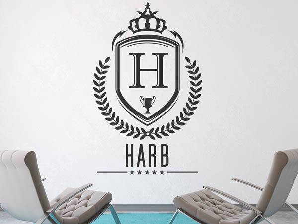 Wandtattoo Harb Wappen