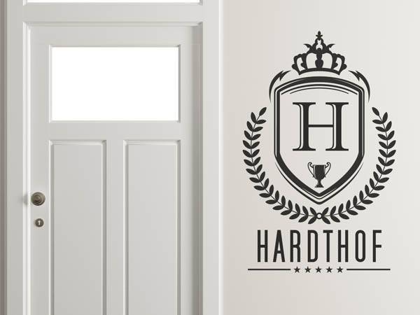 Wandtattoo Hardthof Wappen