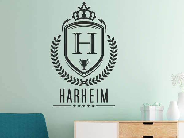 Wandtattoo Harheim Wappen