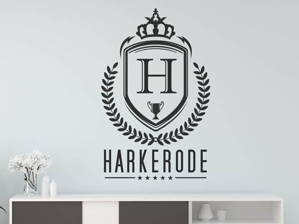Wandtattoo Harkerode Wappen