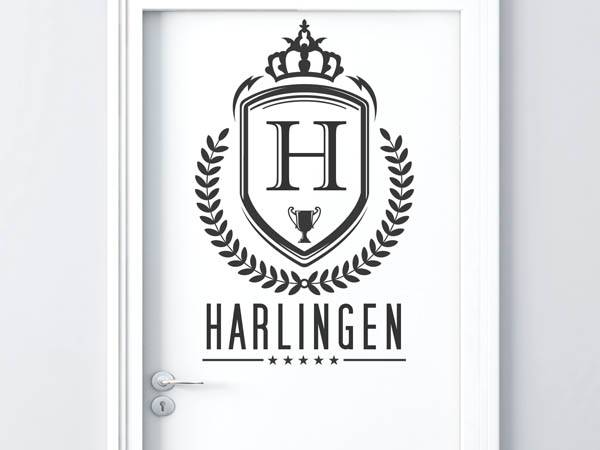 Wandtattoo Harlingen Wappen