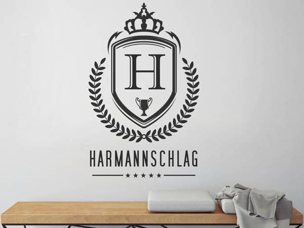 Wandtattoo Harmannschlag Wappen