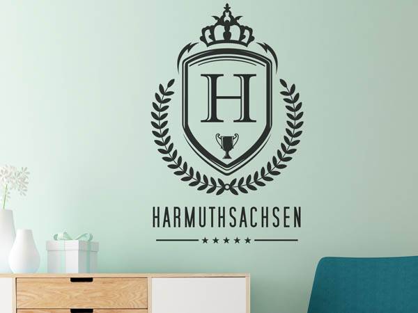 Wandtattoo Harmuthsachsen Wappen