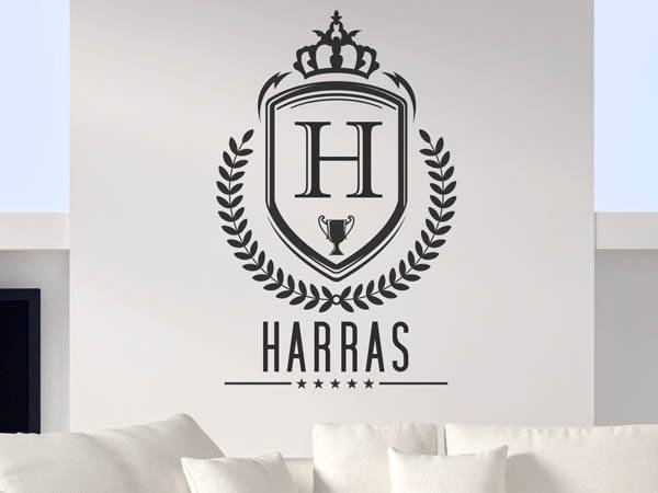 Wandtattoo Harras Wappen