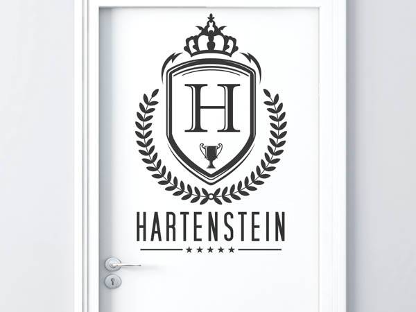 Wandtattoo Hartenstein Wappen