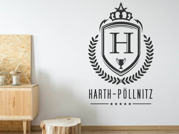 Wandtattoo Harth-Pöllnitz Wappen