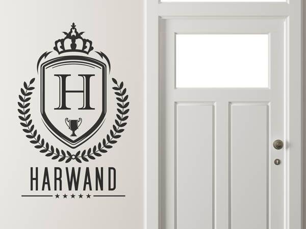 Wandtattoo Harwand Wappen