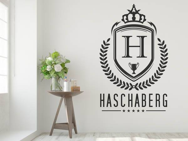 Wandtattoo Haschaberg Wappen