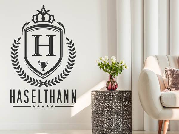 Wandtattoo Haselthann Wappen