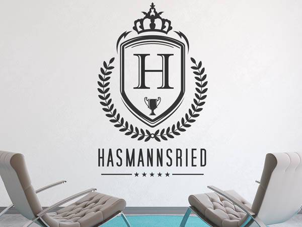 Wandtattoo Hasmannsried Wappen