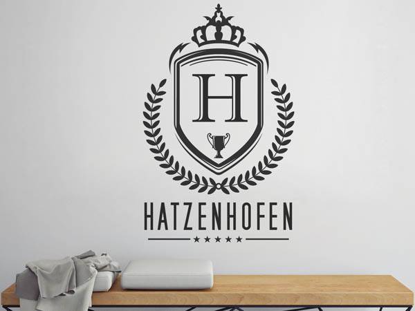 Wandtattoo Hatzenhofen Wappen