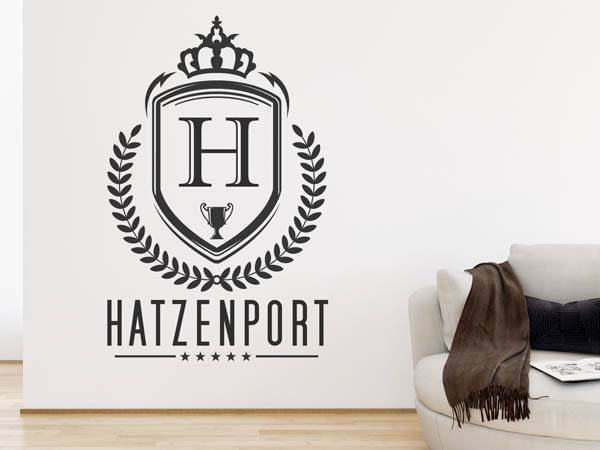 Wandtattoo Hatzenport Wappen