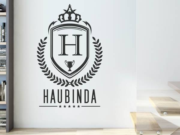 Wandtattoo Haubinda Wappen