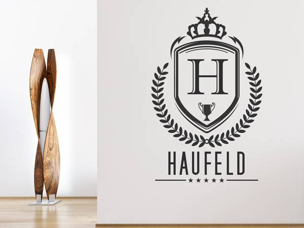 Wandtattoo Haufeld Wappen