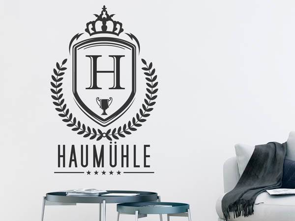 Wandtattoo Haumühle Wappen