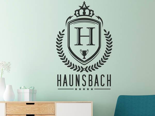Wandtattoo Haunsbach Wappen