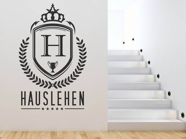 Wandtattoo Hauslehen Wappen