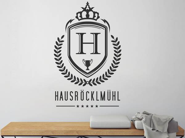 Wandtattoo Hausröcklmühl Wappen