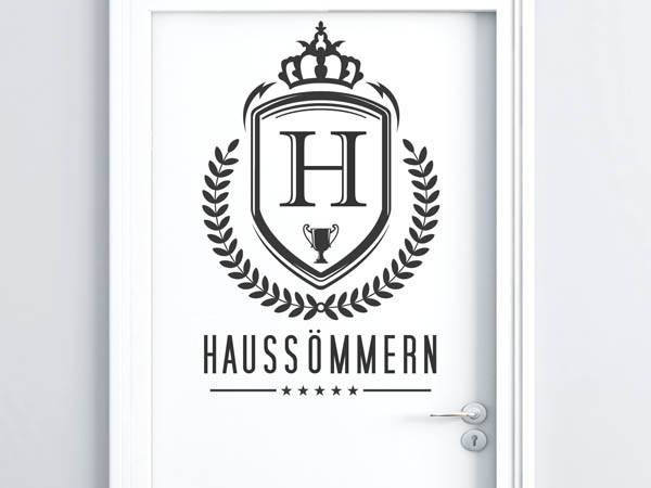 Wandtattoo Haussömmern Wappen