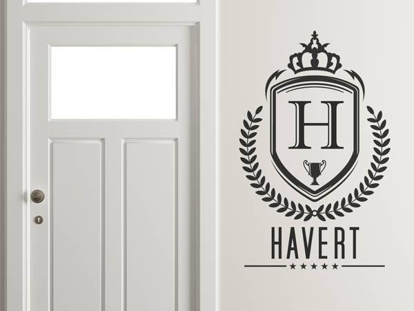 Wandtattoo Havert Wappen