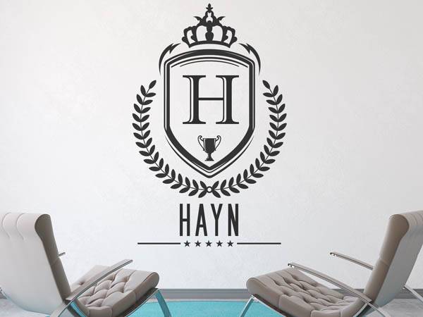 Wandtattoo Hayn Wappen