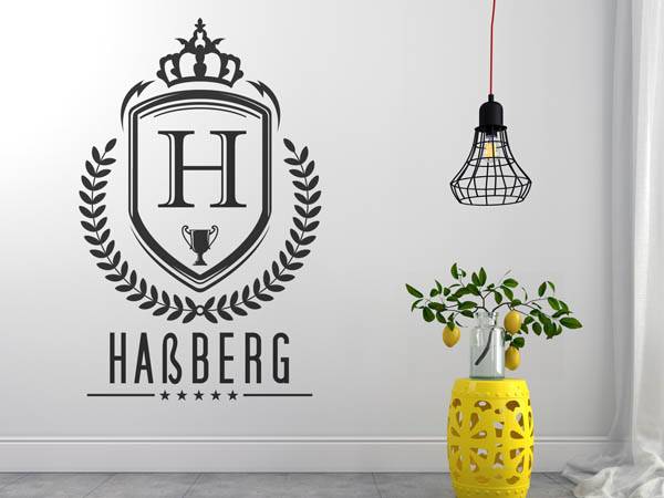 Wandtattoo Haßberg Wappen