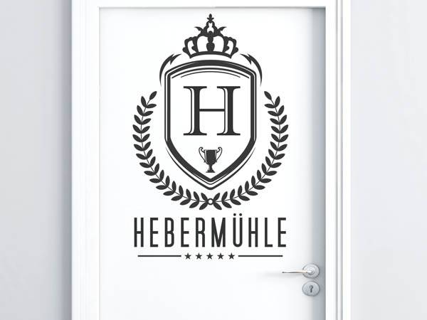 Wandtattoo Hebermühle Wappen