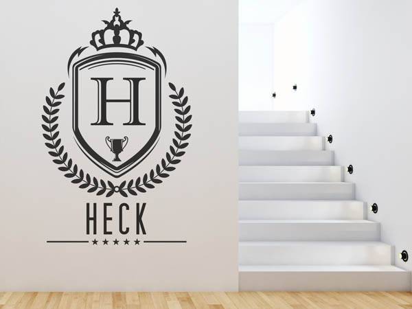 Wandtattoo Heck Wappen