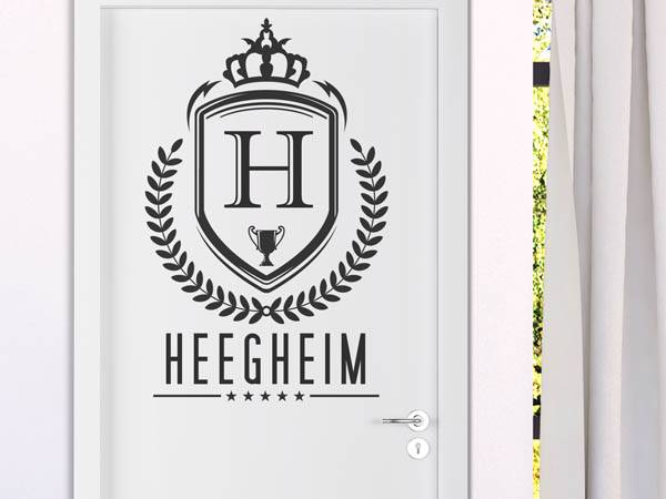 Wandtattoo Heegheim Wappen