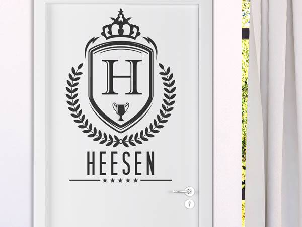 Wandtattoo Heesen Wappen
