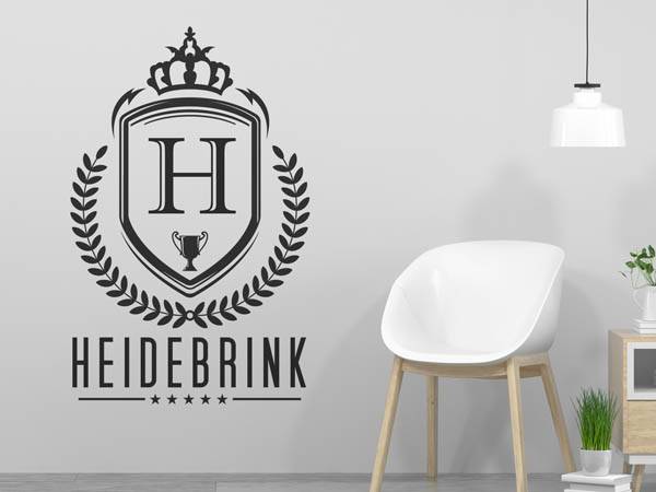 Wandtattoo Heidebrink Wappen