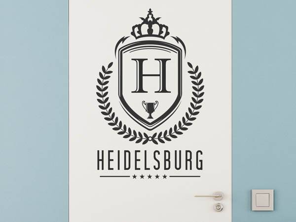 Wandtattoo Heidelsburg Wappen