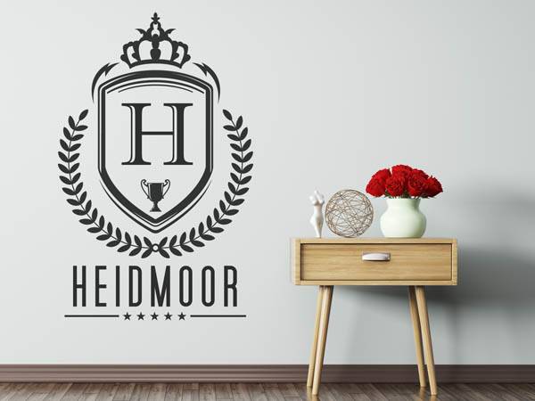Wandtattoo Heidmoor Wappen