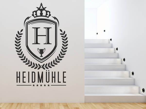 Wandtattoo Heidmühle Wappen