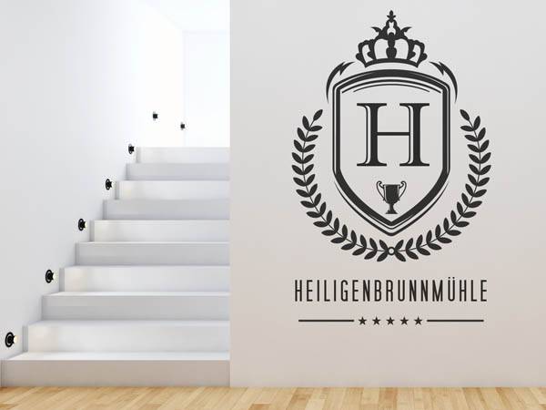 Wandtattoo Heiligenbrunnmühle Wappen