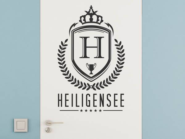 Wandtattoo Heiligensee Wappen