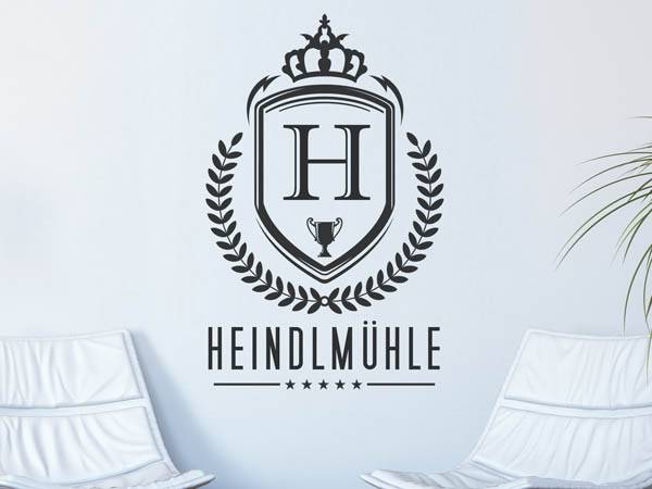 Wandtattoo Heindlmühle Wappen