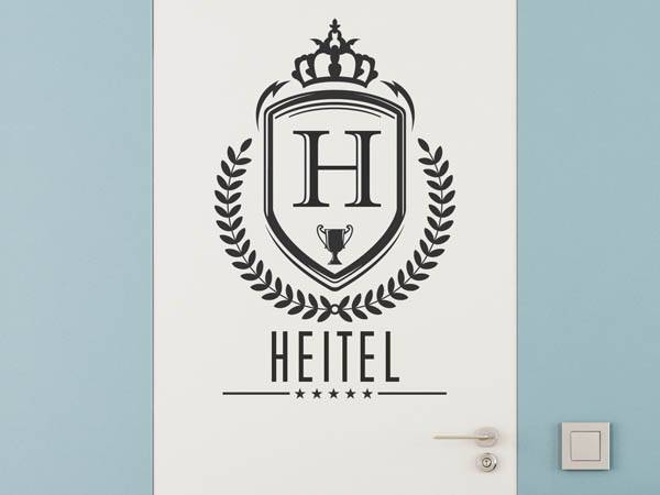 Wandtattoo Heitel Wappen