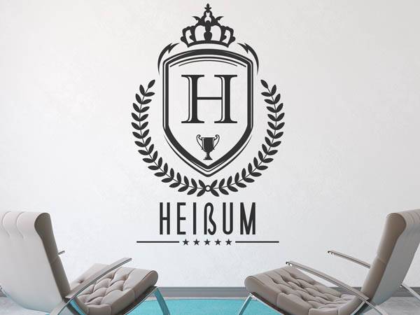 Wandtattoo Heißum Wappen