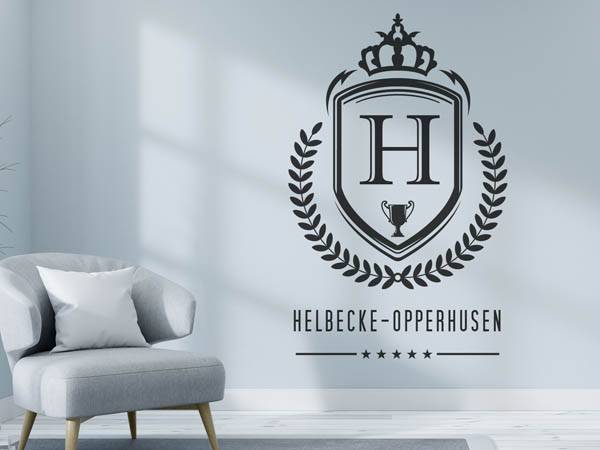 Wandtattoo Helbecke-Opperhusen Wappen