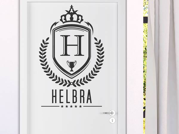 Wandtattoo Helbra Wappen