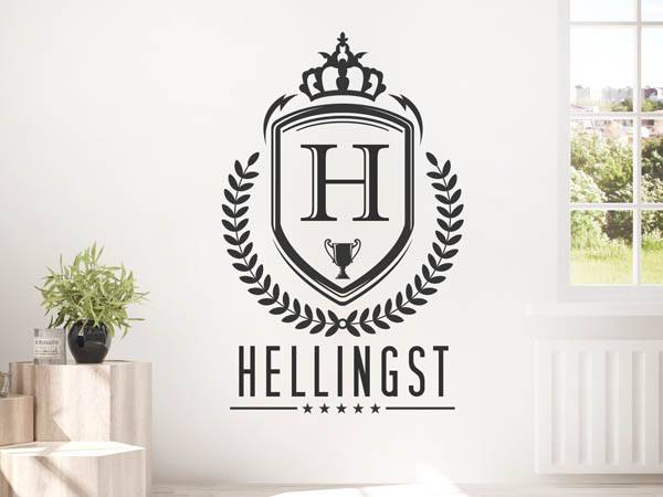 Wandtattoo Hellingst Wappen