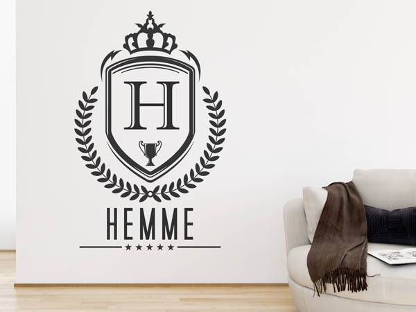 Wandtattoo Hemme Wappen