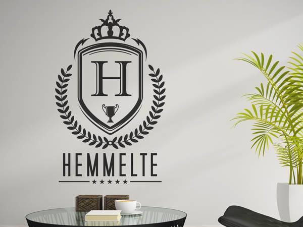 Wandtattoo Hemmelte Wappen